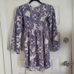 boho backless dress